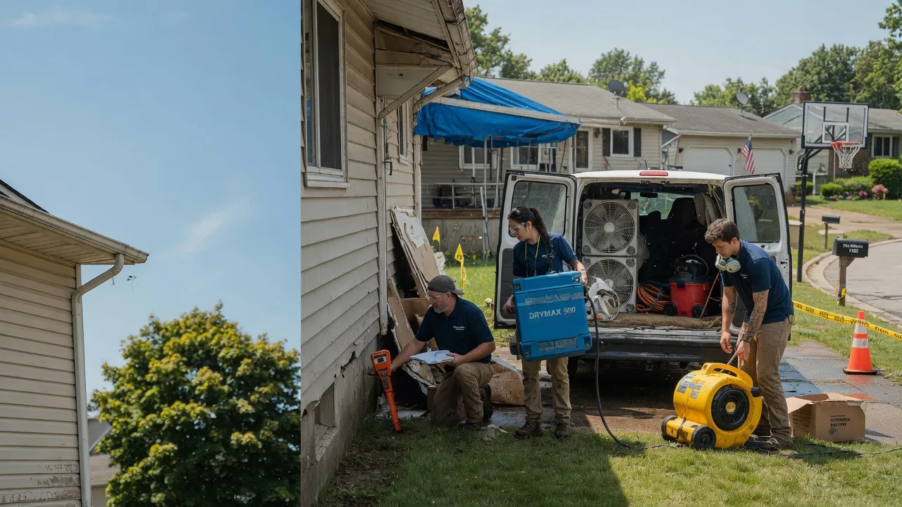Ceiling Leak Cleanup in North Branch, MI near me